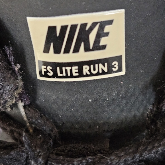Nike FS Lite Run 3 Sneakers Womens Performace Running Shoe  Size 9 Black/Gray - Picture 10 of 11